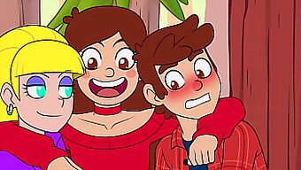 Gravity Falls Estrela Uma Paródia Pornô De Desenho Animado Com Cenas De Sexo Lésbico.