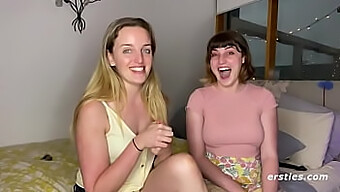 Two Natural Babes Indulge In Foot Fetish Play In The Library