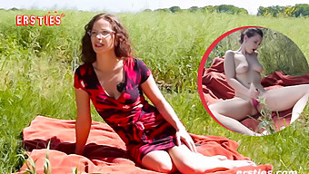 Annika R., 33, Indulges In Solo Pleasure With Sex Toys Outdoors On Summer'S Longest Day