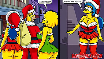 Taboo Simpsons Hentai: Surpresa Safada De Natal De Homero