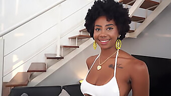 Ana Susage'S Big Natural Tits And Black Skin Will Make You Horny.