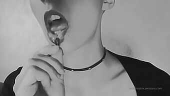 Giantess Indulges In Eating Helpless Small Ones In Brutal Session